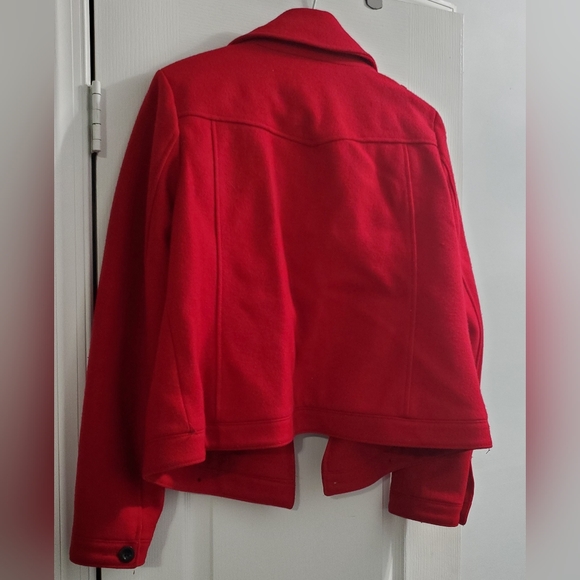 Red Wool Jacket - Picture 3 of 5